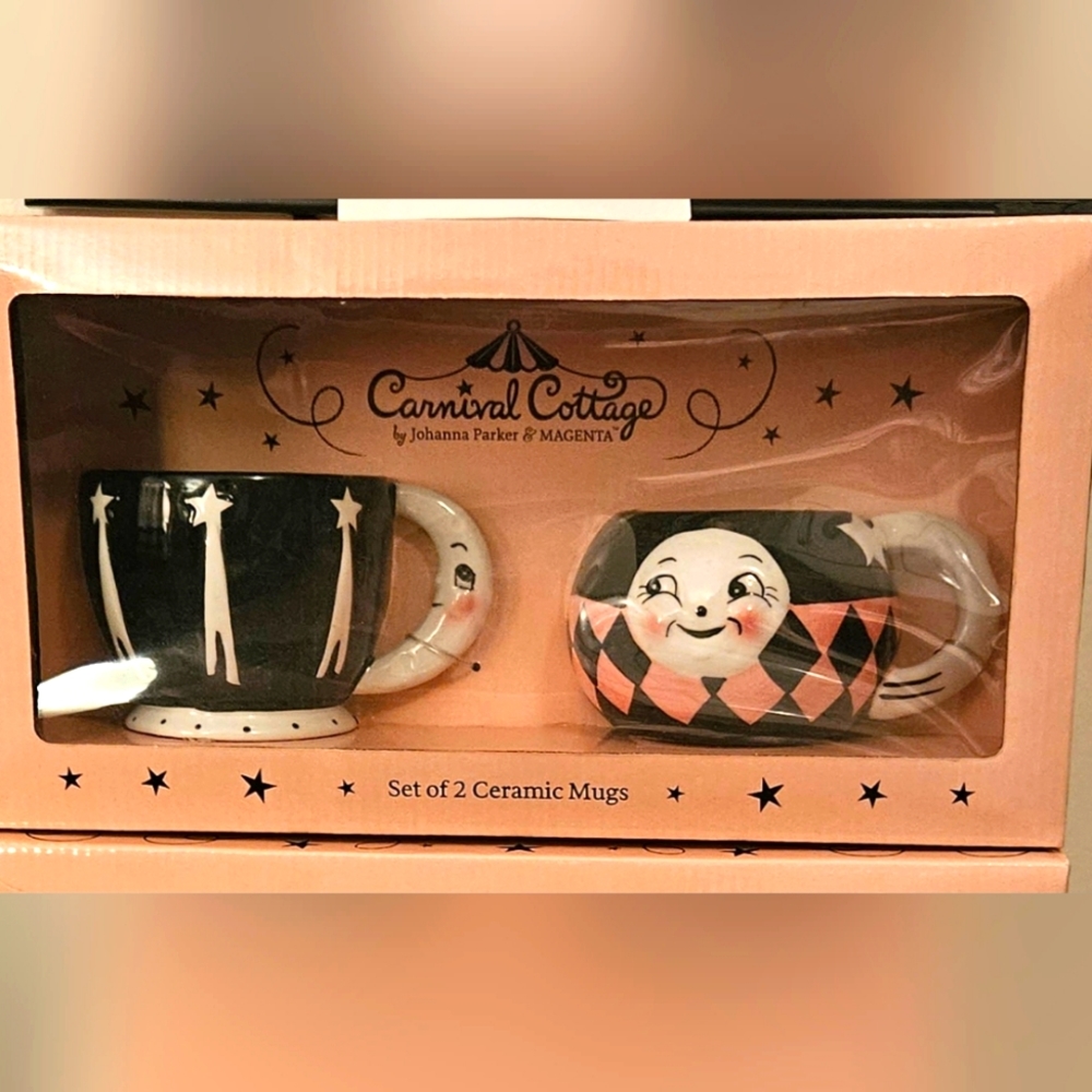 Johanna Parker Luna Set of Mugs Brand NEW in Box